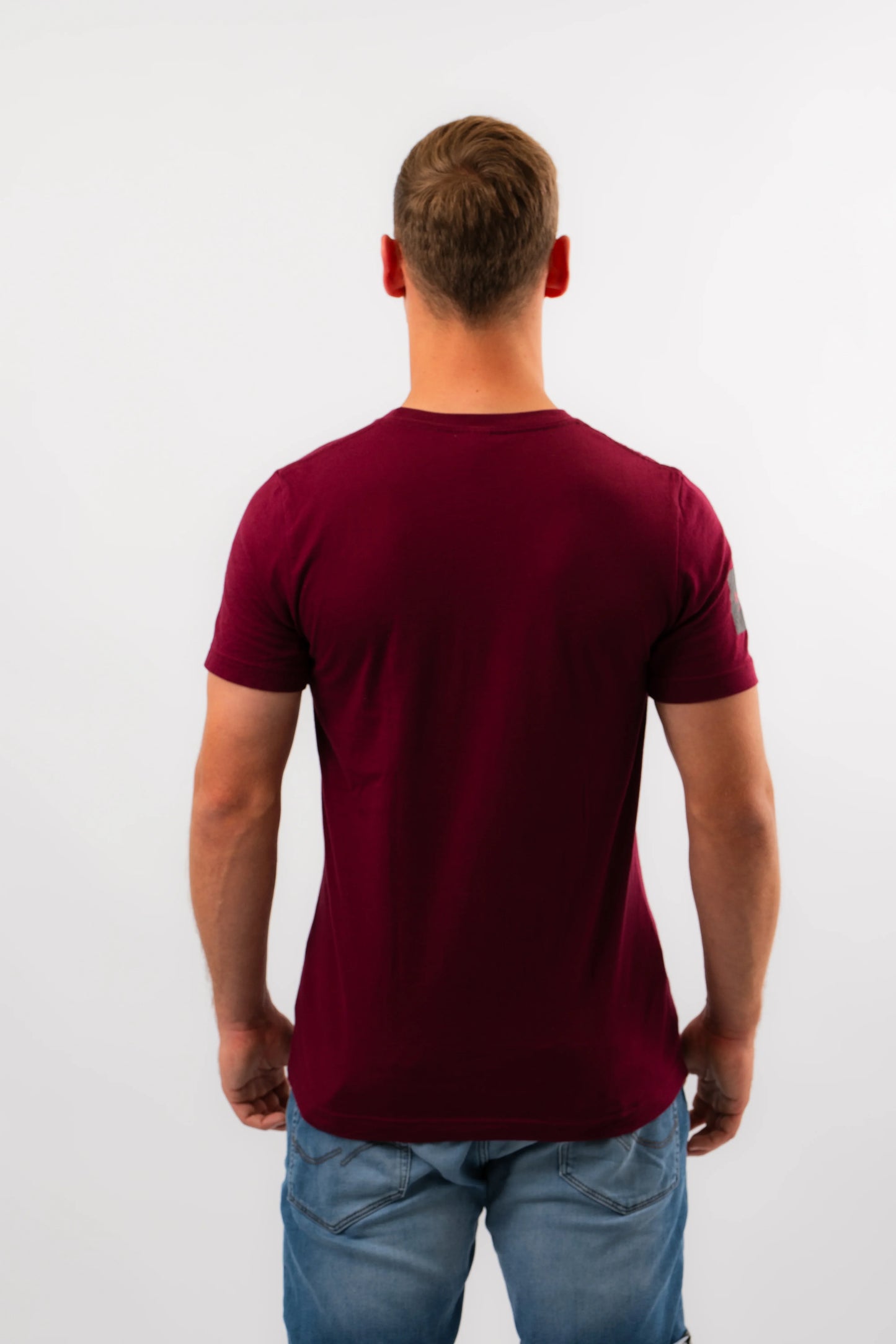 BLAZING HEAR(T)-SHIRT dunkelrot - Aniwheare