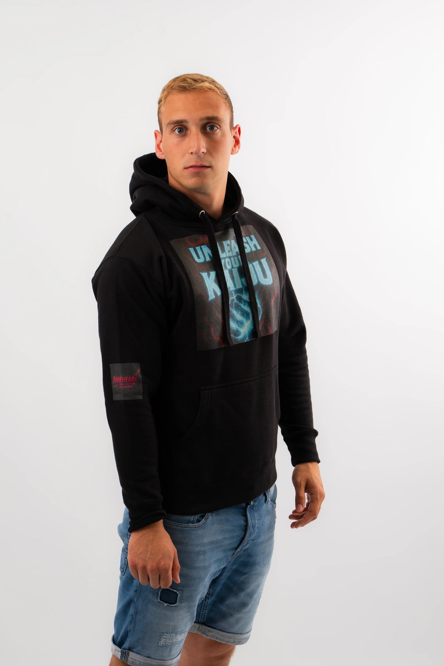 Kaiju Mode Rampage Anime Hoodie Schwarz | ANIWHEARE