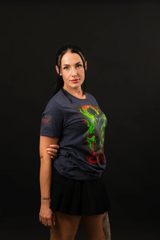 Break the Limit Anime T-Shirt Dunkelblau | ANIWHEARE