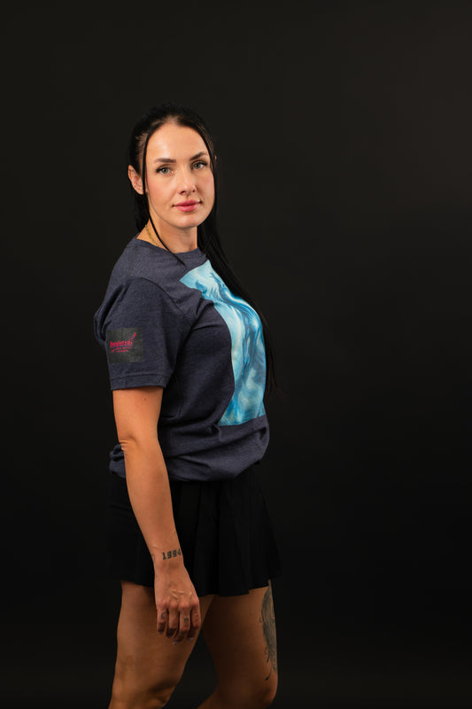 Ultimate Burst Anime T-Shirt Blau Drache | ANIWHEARE