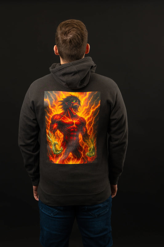 NO MERCY LEFT Hoodie dunkelgrau - Aniwheare