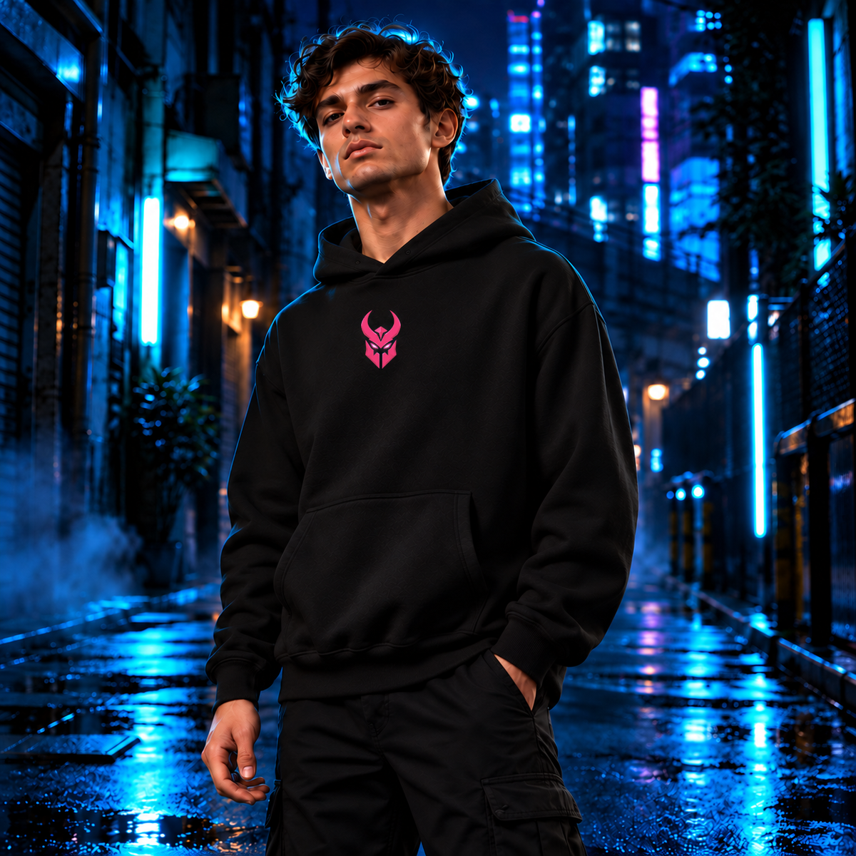 Aniwheare Kaiju Oversized Hoodie