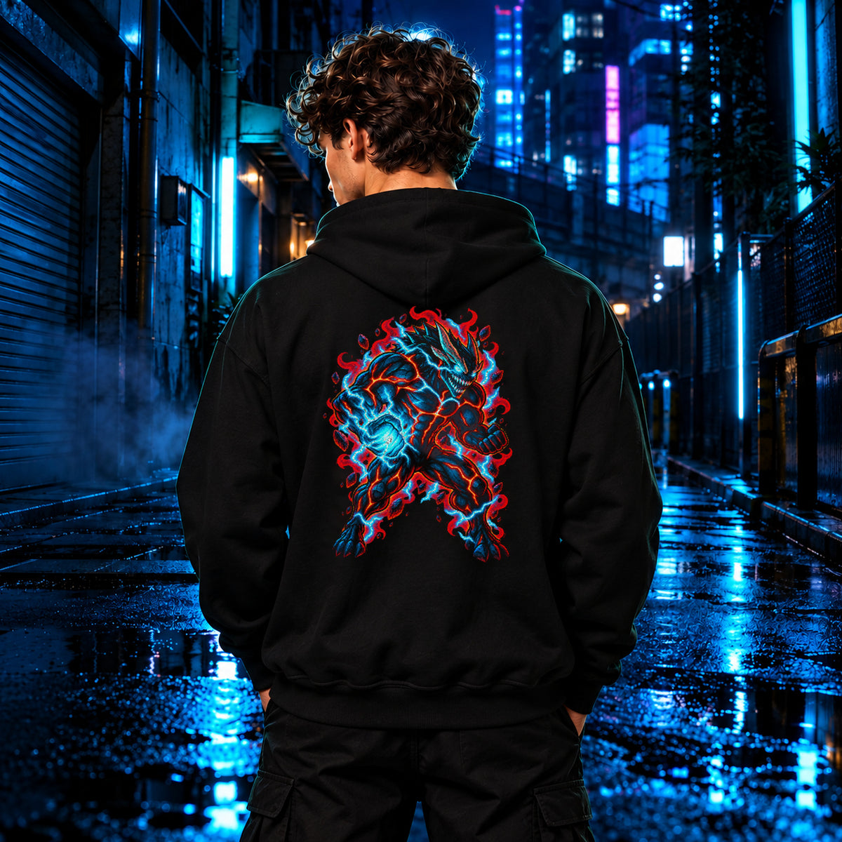 Aniwheare Kaiju Regular Fit Hoodie