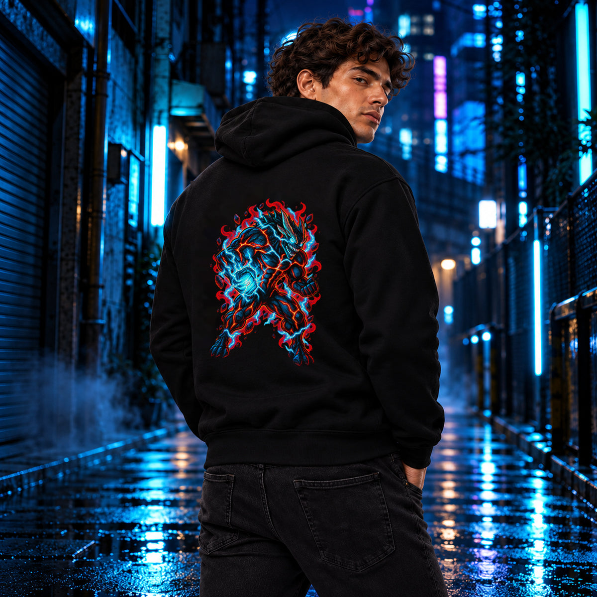 Aniwheare Kaiju Regular Fit Hoodie