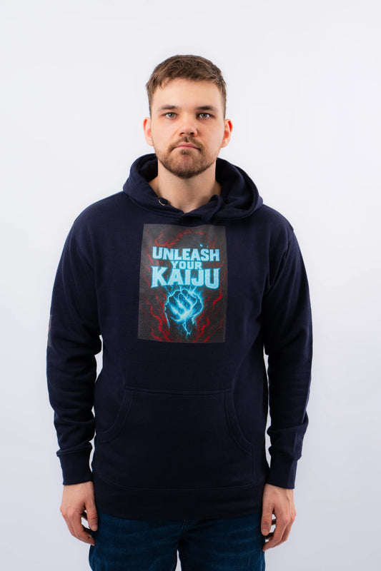 Kaiju Mode Rampage Anime Hoodie Blau | ANIWHEARE