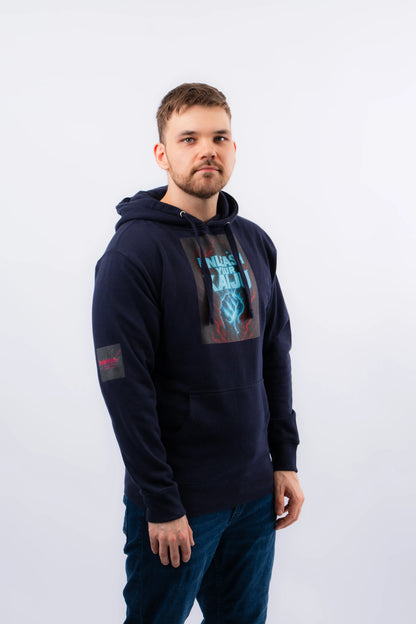 KAIJU MODE RAMPAGE Hoodie marineblau - Aniwheare