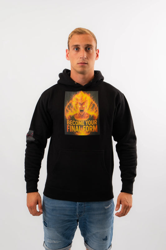 Final Transformation Anime Hoodie Schwarz | ANIWHEARE