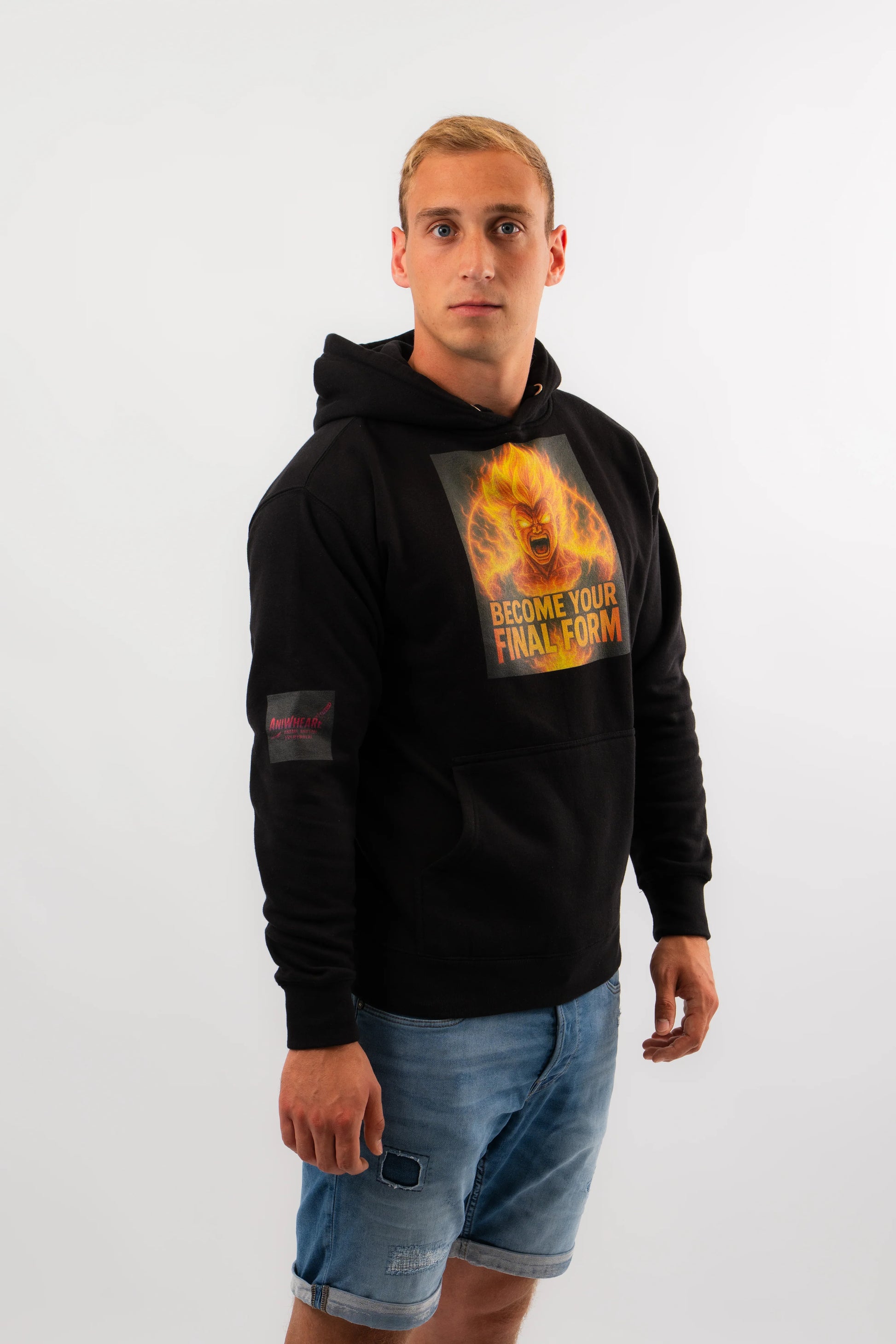 Final Transformation Anime Hoodie Schwarz | ANIWHEARE