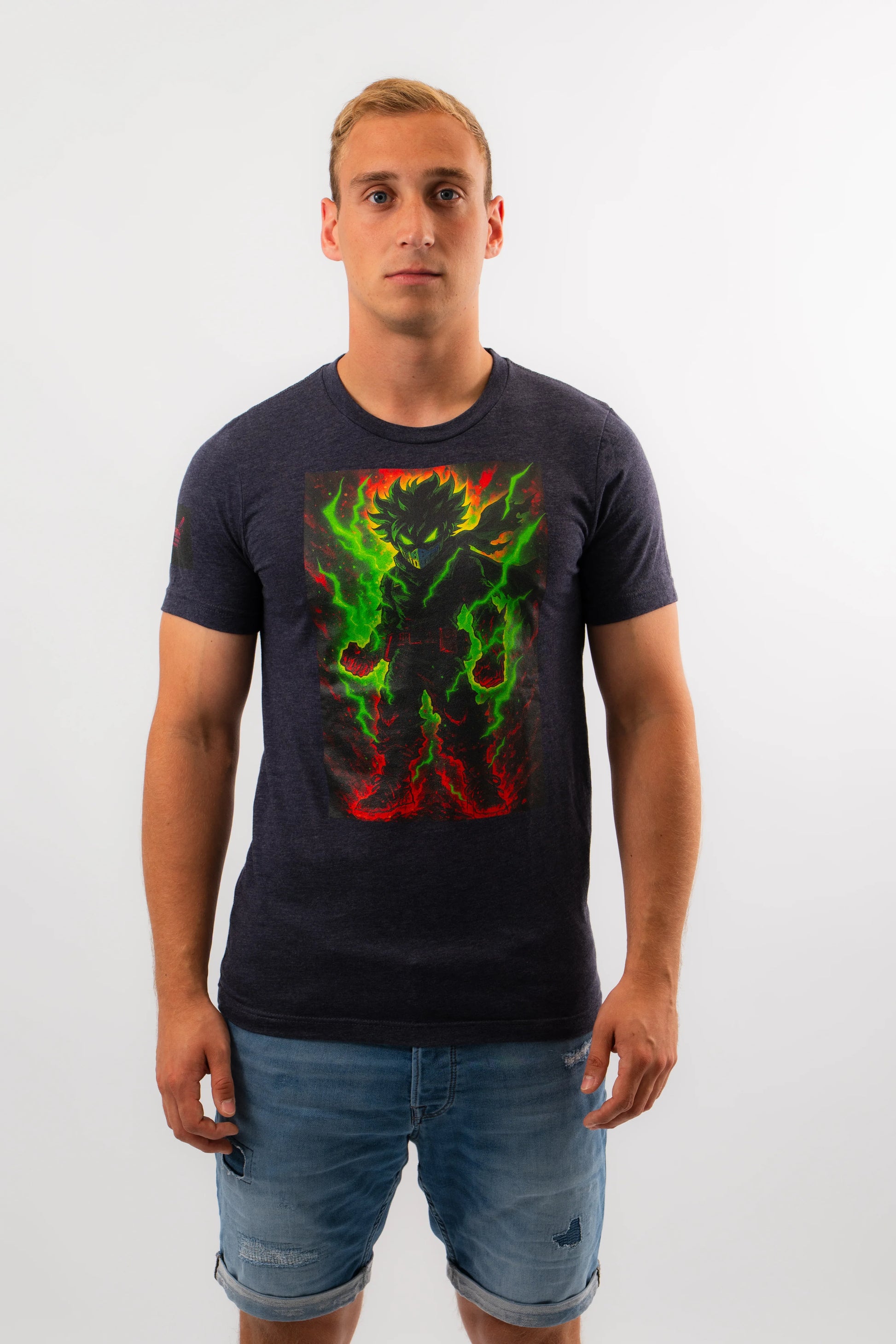 Break the Limit Anime T-Shirt Dunkelblau | ANIWHEARE