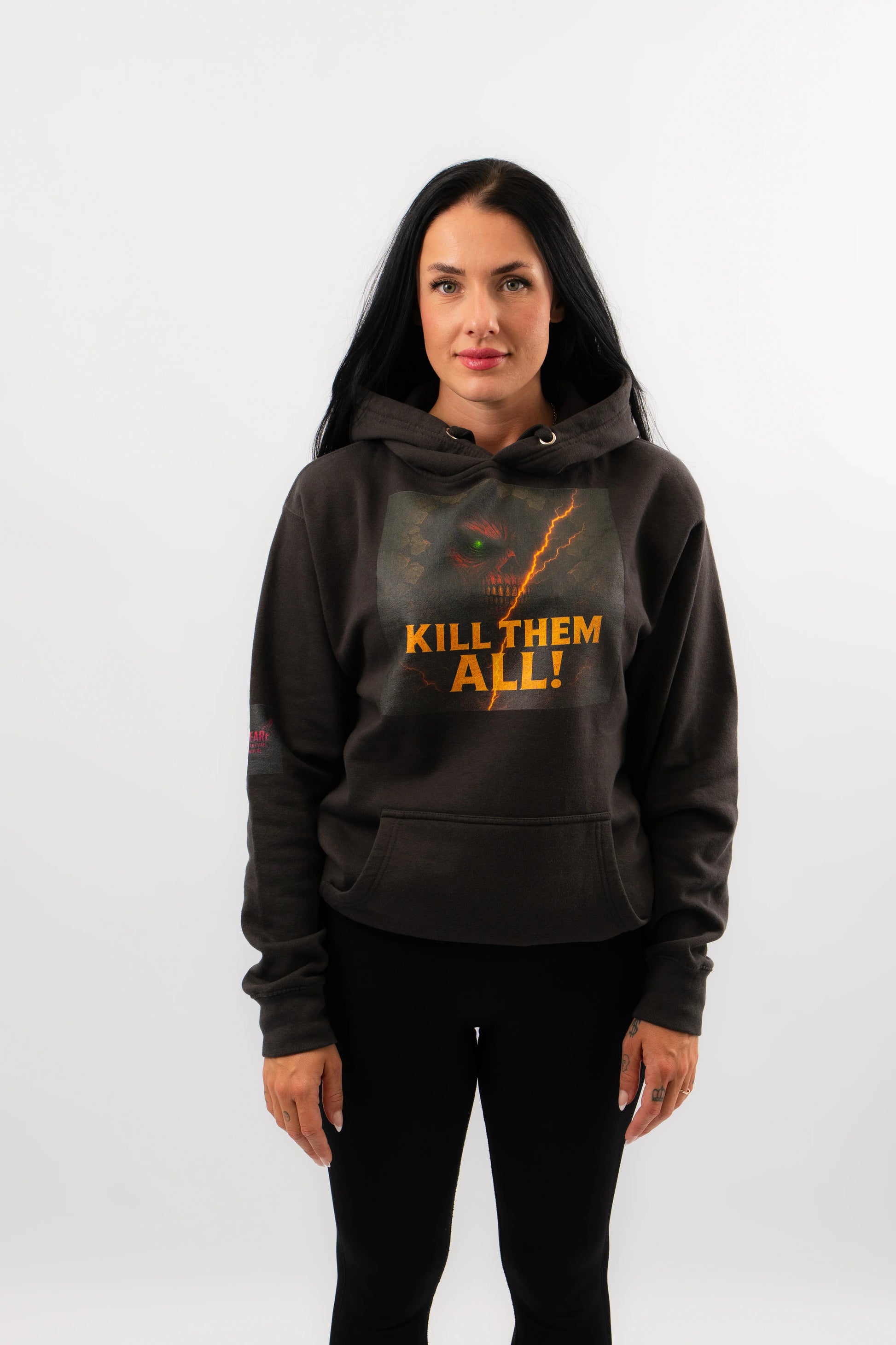 No Mercy Left Anime Hoodie Dunkelgrau | ANIWHEARE