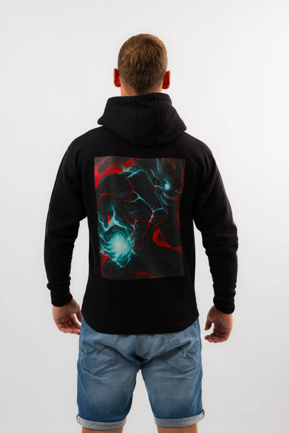 Kaiju Mode Rampage Anime Hoodie Schwarz | ANIWHEARE