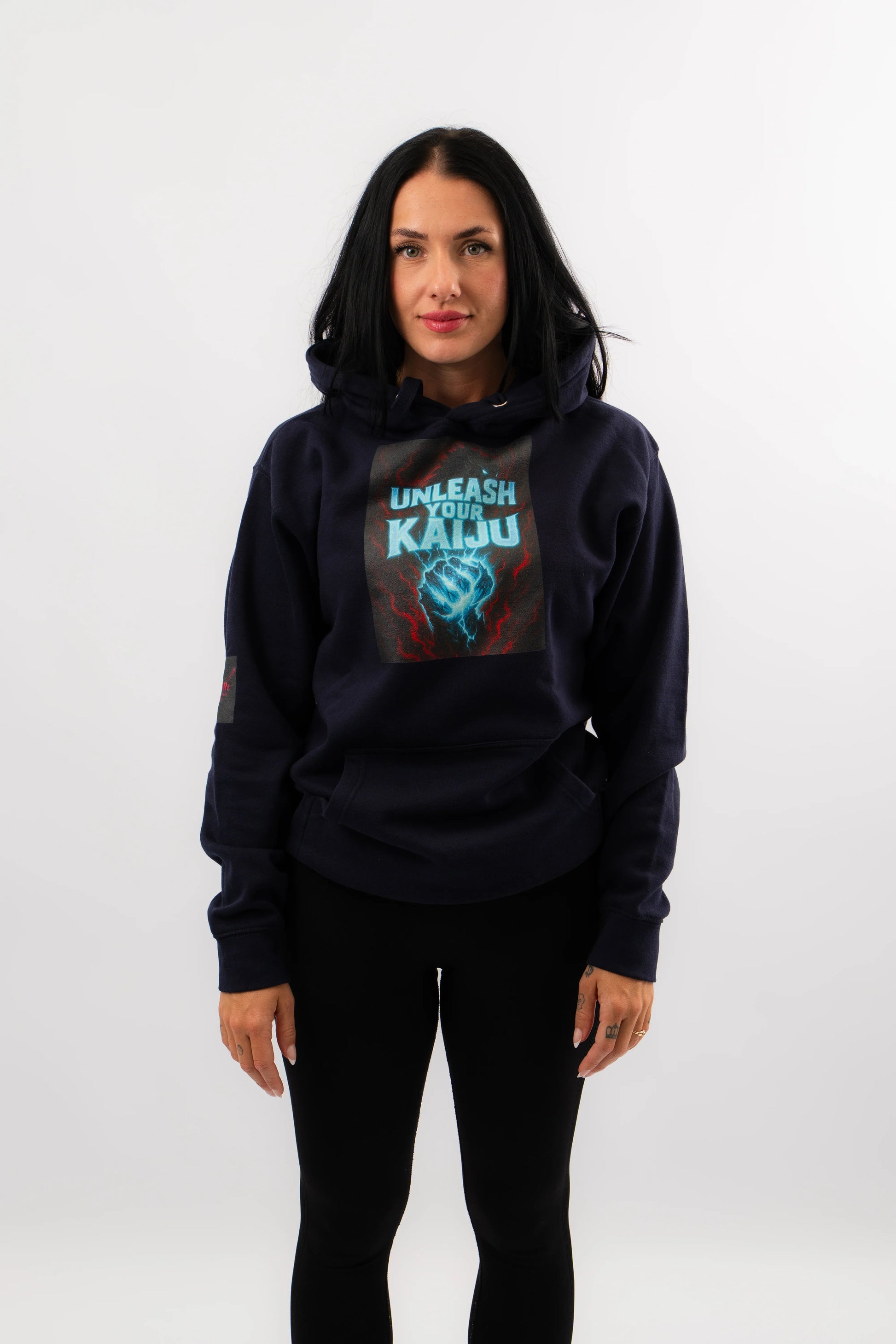 Kaiju Mode Rampage Anime Hoodie Blau | ANIWHEARE