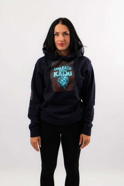 Kaiju Mode Rampage Anime Hoodie Blau | ANIWHEARE
