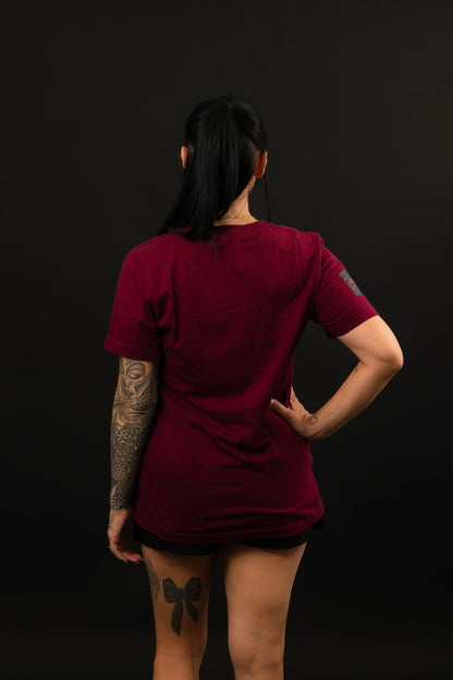 Demonfire Duel Anime T-Shirt Rot Unisex | ANIWHEARE