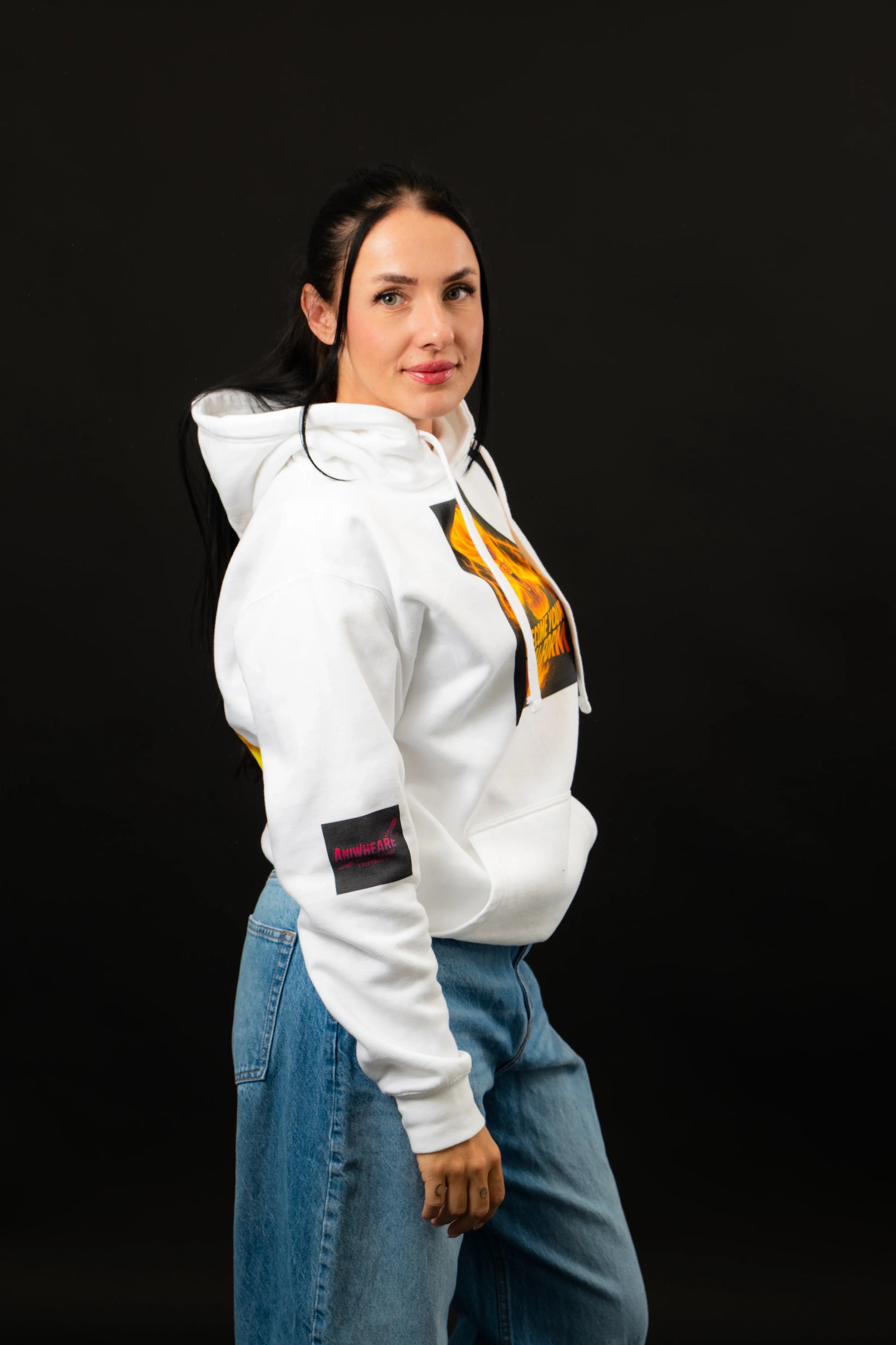 Anime Hoodie Weiß – Final Transformation (Unisex) | ANIWHEARE