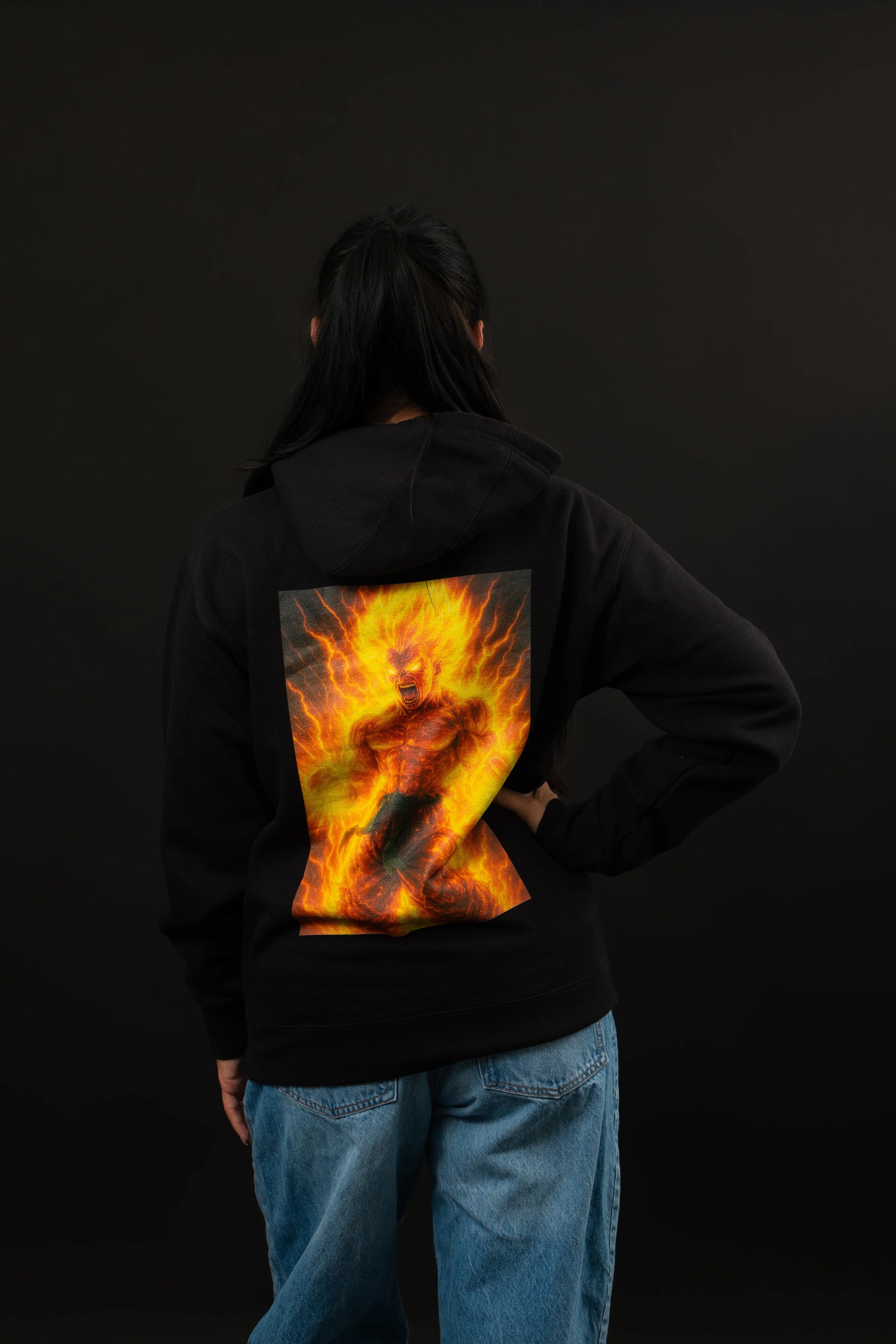Final Transformation Anime Hoodie Schwarz | ANIWHEARE