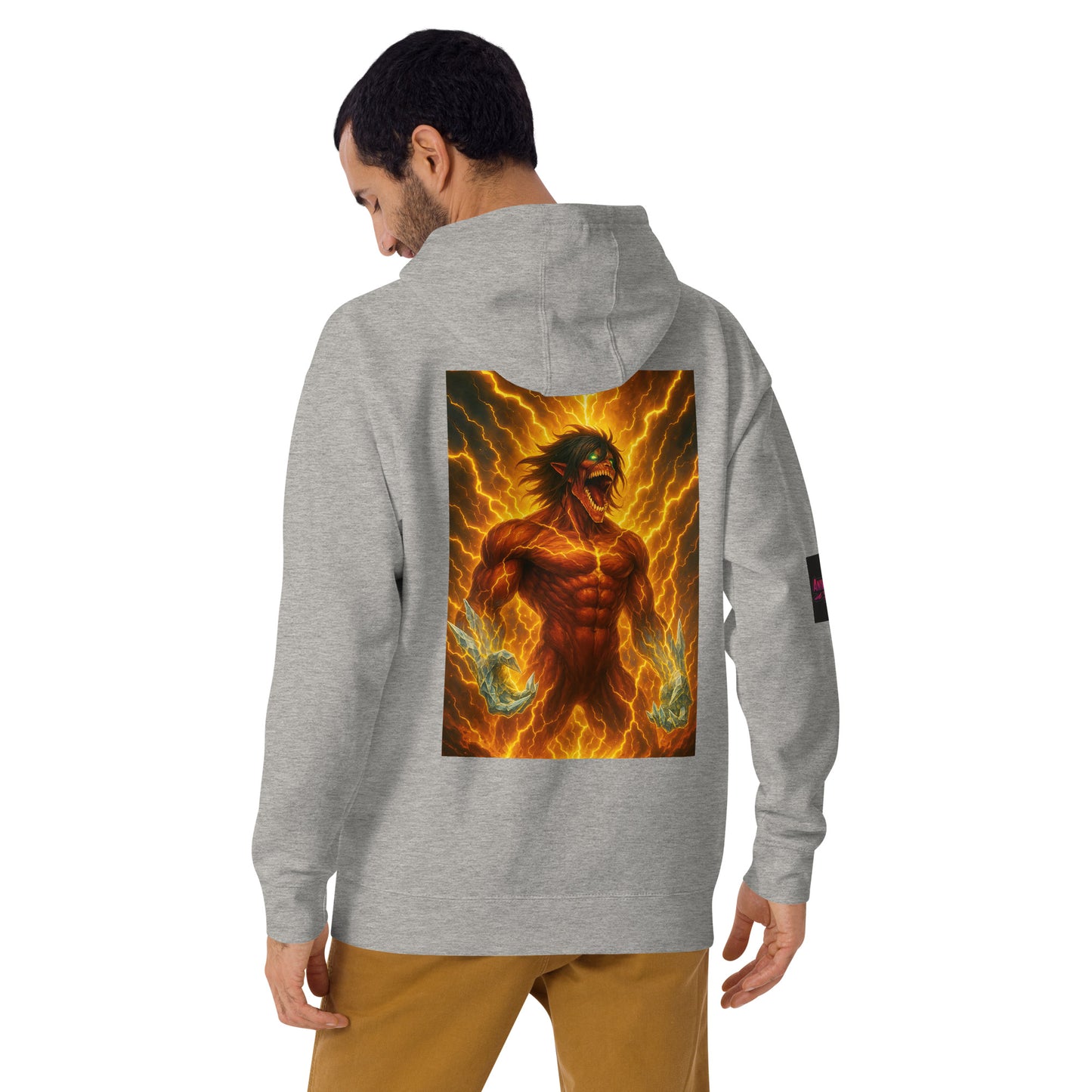 NO MERCY LEFT Hoodie grau