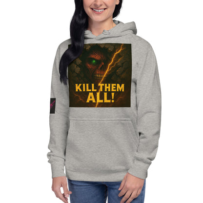 NO MERCY LEFT Hoodie grau
