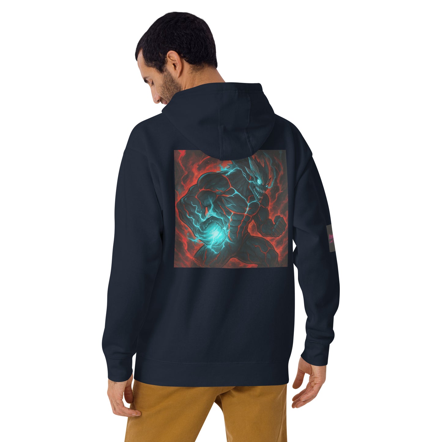 KAIJU MODE RAMPAGE Hoodie marineblau