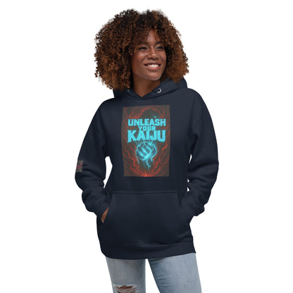 KAIJU MODE RAMPAGE Hoodie marineblau