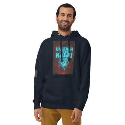 KAIJU MODE RAMPAGE Hoodie marineblau