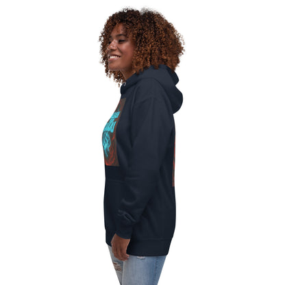 KAIJU MODE RAMPAGE Hoodie marineblau