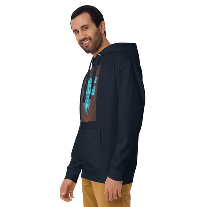 KAIJU MODE RAMPAGE Hoodie marineblau