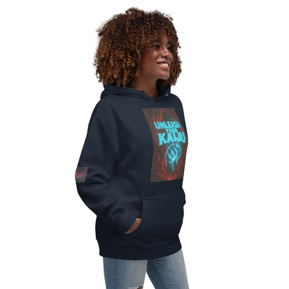 KAIJU MODE RAMPAGE Hoodie marineblau