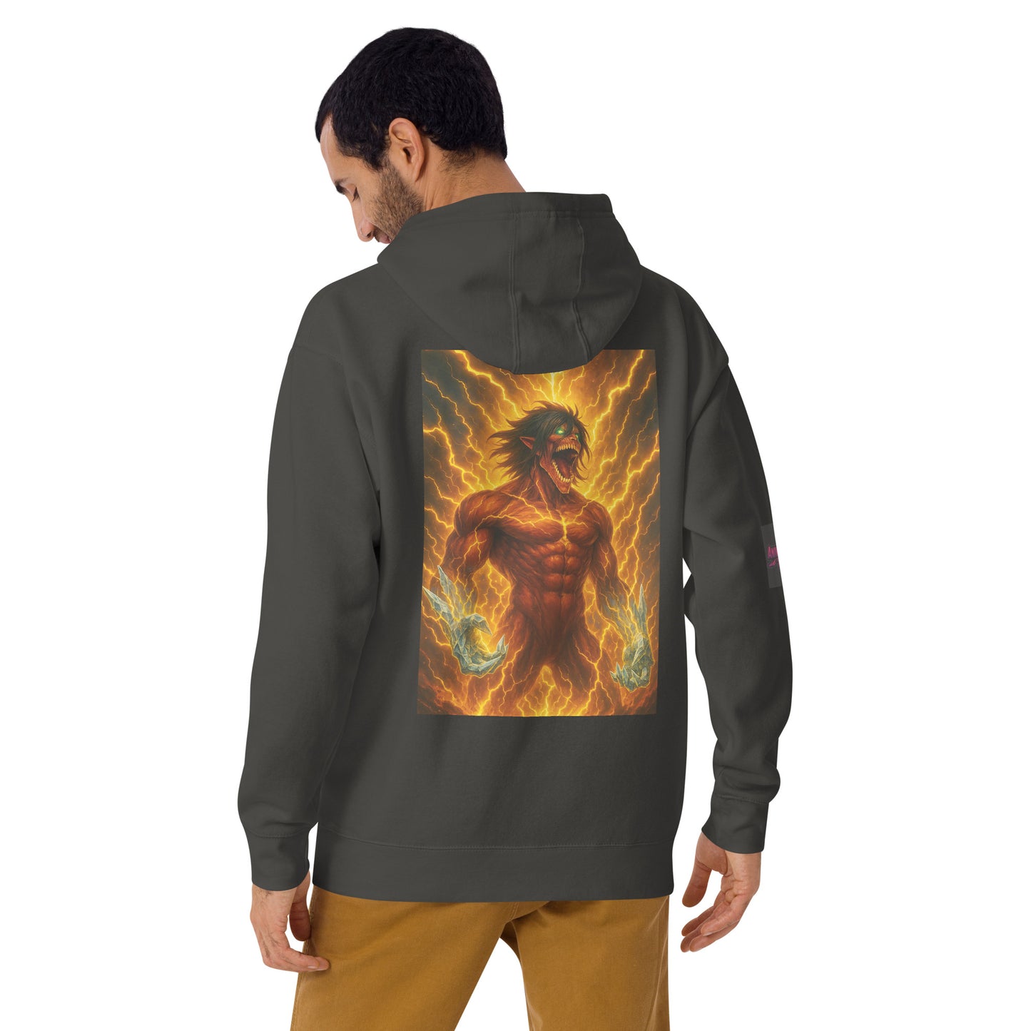 NO MERCY LEFT Hoodie dunkelgrau
