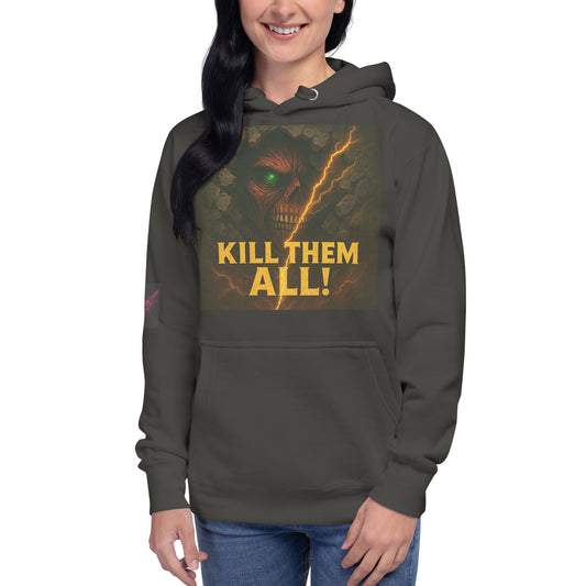 NO MERCY LEFT Hoodie dunkelgrau