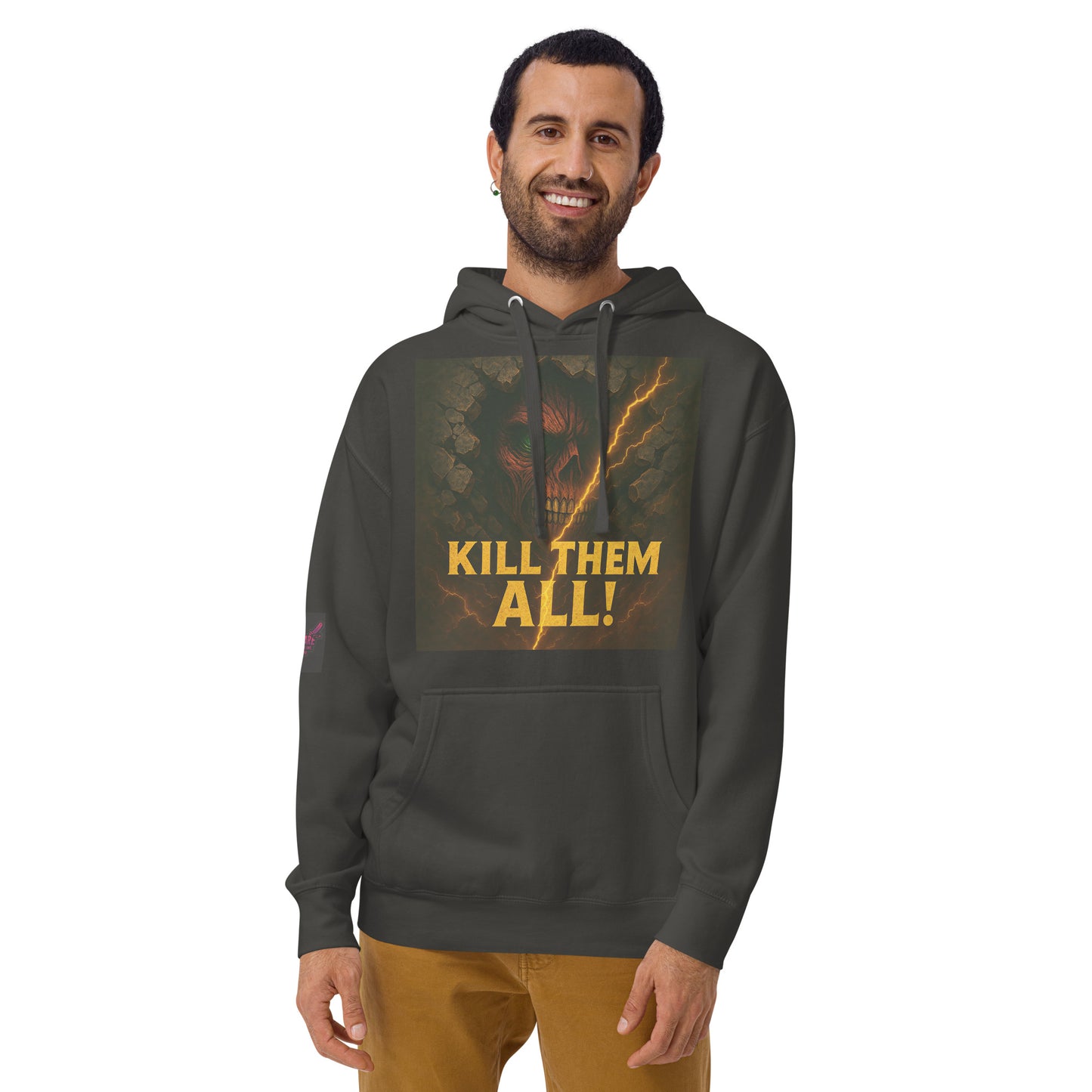 NO MERCY LEFT Hoodie dunkelgrau