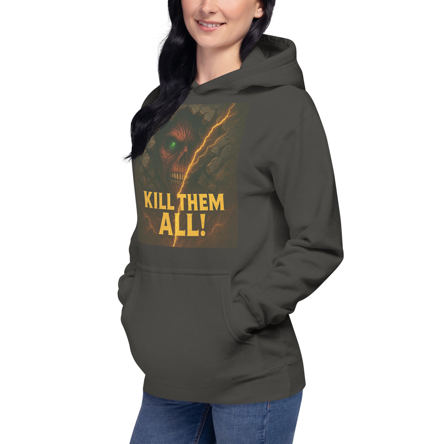 NO MERCY LEFT Hoodie dunkelgrau