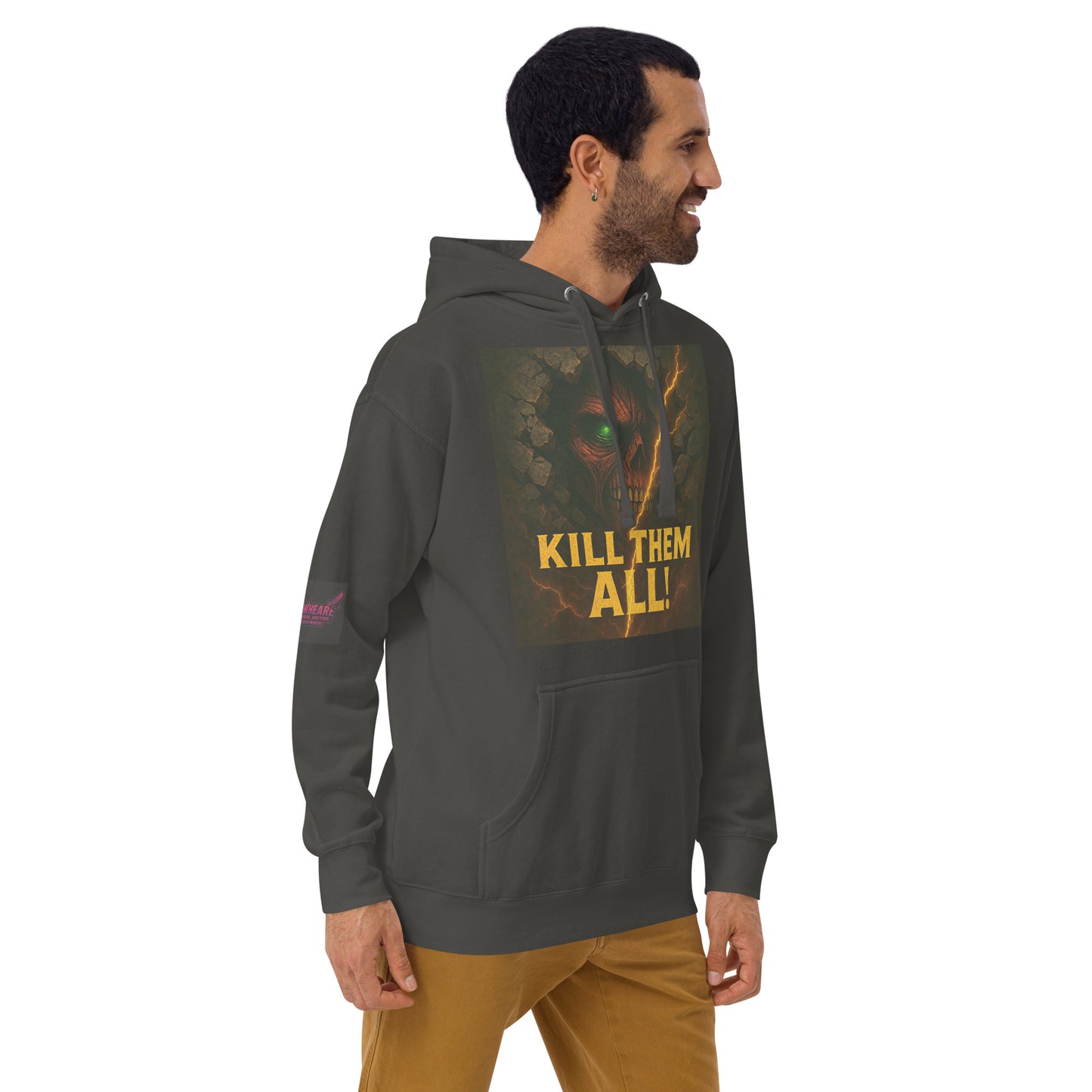 NO MERCY LEFT Hoodie dunkelgrau
