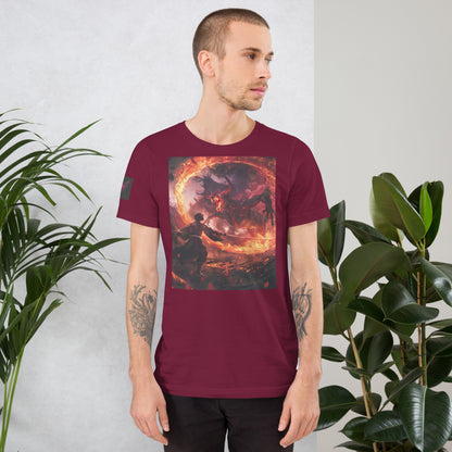 BLAZING HEAR(T)-SHIRT dunkelrot