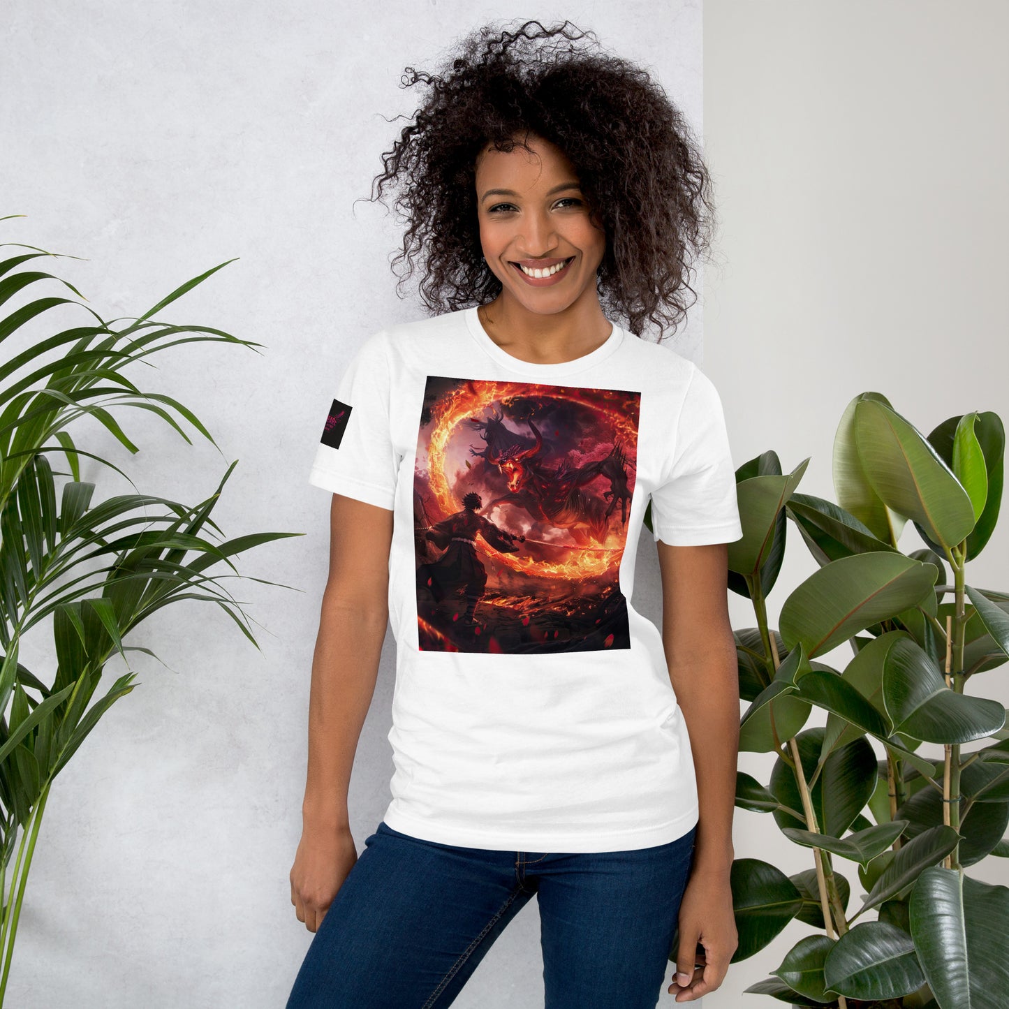 BLAZING HEAR(T)-SHIRT weiß