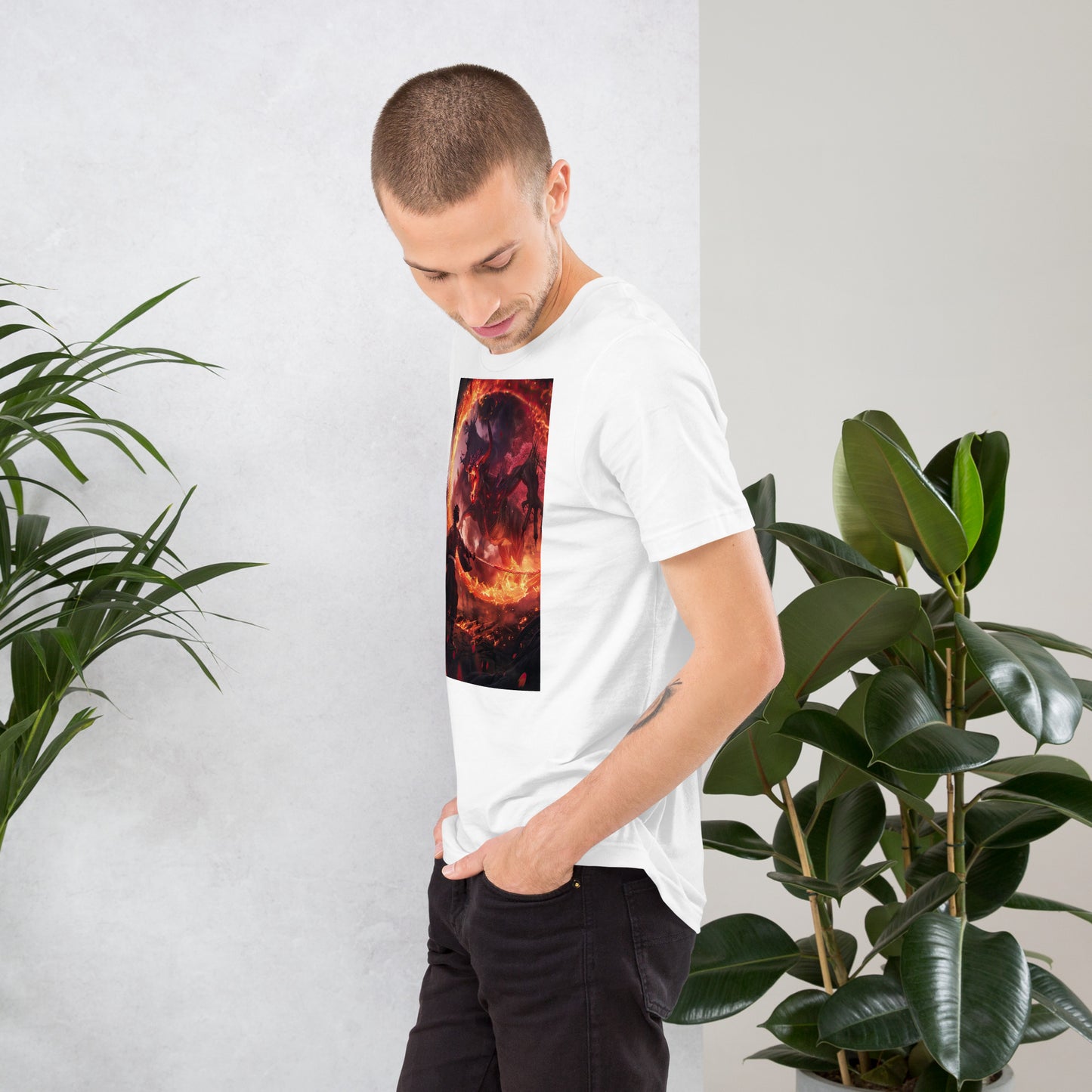 BLAZING HEAR(T)-SHIRT weiß