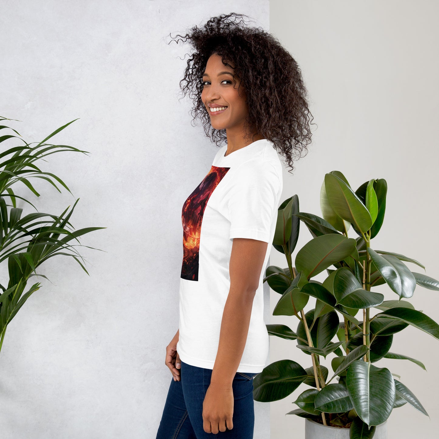 BLAZING HEAR(T)-SHIRT weiß